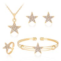 SET549 - Simple fashion cute star jewelry set